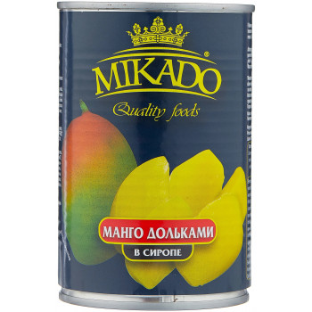 Манго ломтики 425мл  (MIKADO)