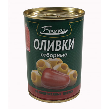 Оливки фаршированные перцем чили, Барко, 300мл