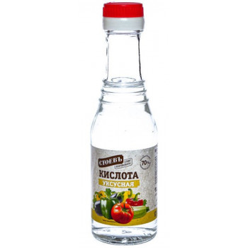 Уксусная кислота 70% 180гр  (СТОЕВЪ)