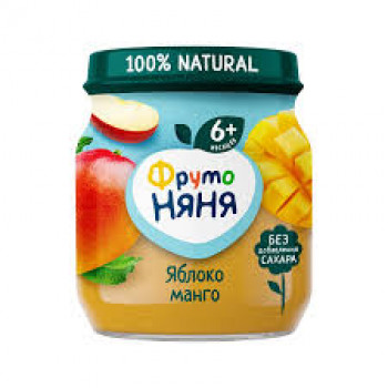 Пюре ФрутоНяня яблоко-манго, 100г.