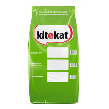 Кош. Корм сухой (Kitekat) Мясной пир 15кг