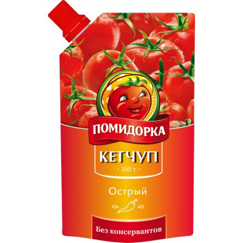 Кетчуп "Острый" 350гр (ПОМИДОРКА)