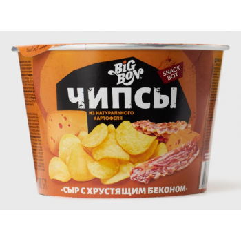 Бигбон 70 гр. Сыр с хрустящим беконом Чашка
