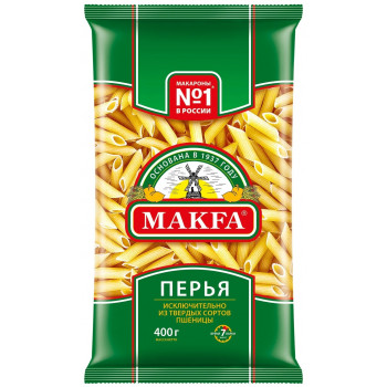 Макароны (МАКФА) Перья группа А 400гр
