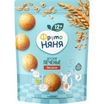 ФрутоНяня Печенье 120г.  Овсяное Дой-пак