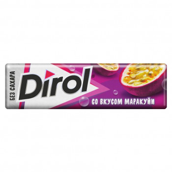 Жевательная резинка Dirol Маракуйя, 13.6г