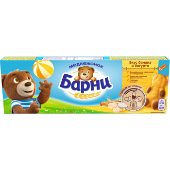 Мишка Барни 150г. Банан/Йогурт