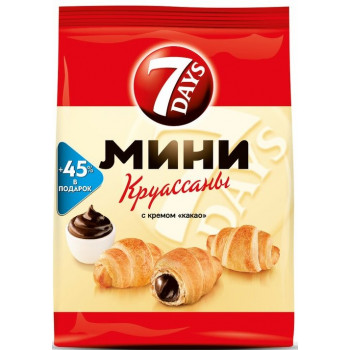 Круассаны "Севен Дейс" 105 г. Какао