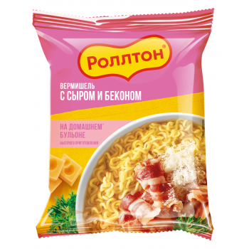 Роллтон Брикет 60г. Сыр-Бекон