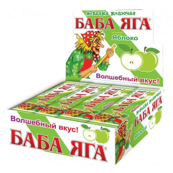 Конфета Баба Яга вкус Яблоко, 528г