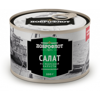 Салат Доброфлот Дальневосточный из морской капусты, 220г