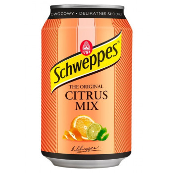 Напиток газированный Schweppes Citrus Mix, 0.33л