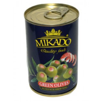 Оливки Фаршированные с Креветками ж\б 24х314 мл  (MIKADO)