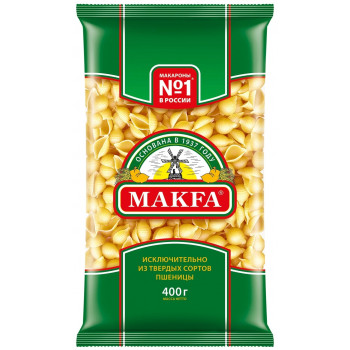 Макароны (МАКФА) Ракушки группа А 400гр