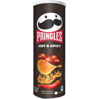Чипсы картофельные Pringles Острые Пряности, 165г