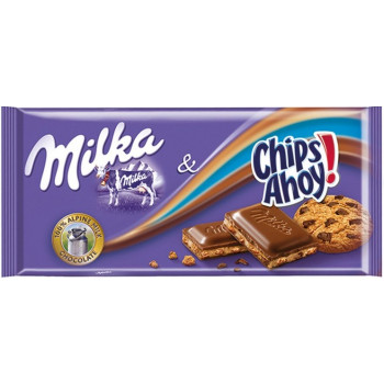 Милка 100г. Chips Ahoy С молочным кремом и кусочками шоколадного печенья