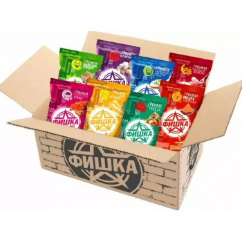 Сухарики Фишка (Гренки) 110г/120г. 1х25 Ассорти