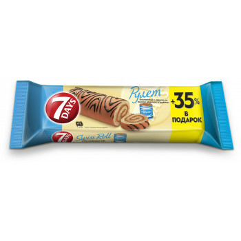 Рулеты "Севен Дейс" 300 г. Вареная Сгущёнка