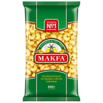 Макароны (МАКФА) Улитки группа А 400гр