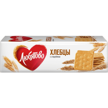 Хлебцы Любятово 185г. С Отрубями