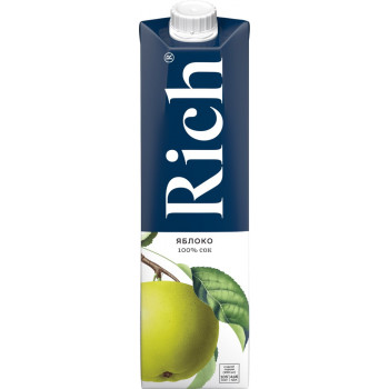 Сок Rich Яблоко 1л