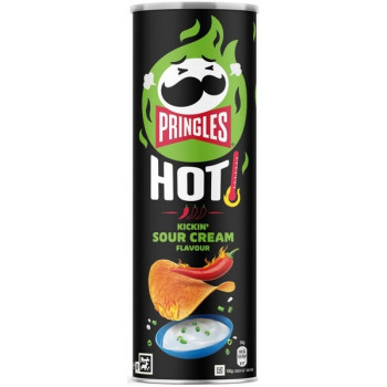Принглс  Острая сметана Hot Kickin' Sour Cream 160г.  