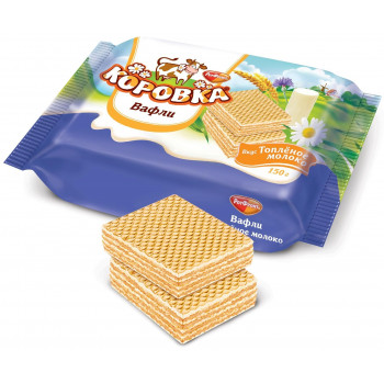 Вафли Коровка 150 г. Топленое Молоко