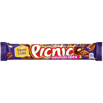 Батончик Alpen Gold Picnic Грецкий орех 52г