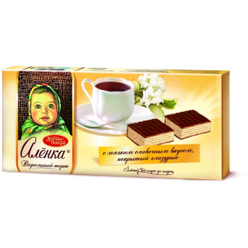 Торт Аленка 250гр. Вафельный