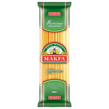 Макароны (МАКФА) Вермишель Тонкая Триоли группа А 20х400гр
