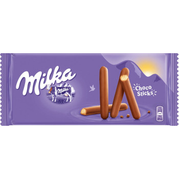 Милка печенье 112г. Choco Sticks Палочки печенья покрытые молочным шоколадом