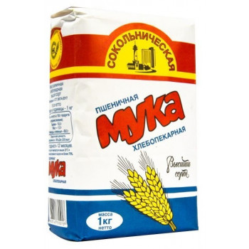 Мука пшеничная высший сорт Сокольническая 1000 г
