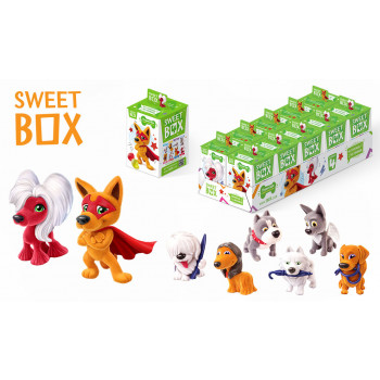 Мармелад жевательный Sweet Box Совершенно секретно Пушистики 3 с натуральным соком со вкусом апельсина-яблока-клубники-персика-манго с подарком, 10 г