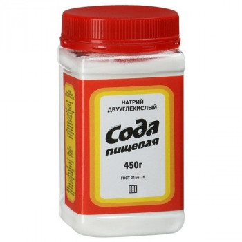 Сода пищевая 450гр Пластик