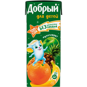 Сок Добрый Мультифрукт 0.2л