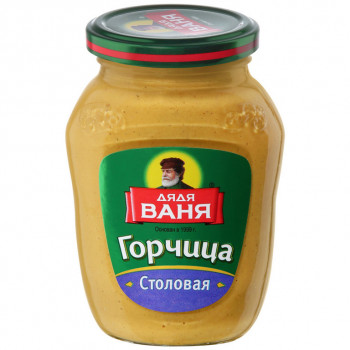 Горчица Столовая стекло 140гр Дядя Ваня