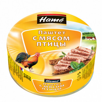 Паштет из  Мяса Птицы 117гр (ХАМЕ)