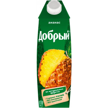 Нектра Добрый Ананас 1л