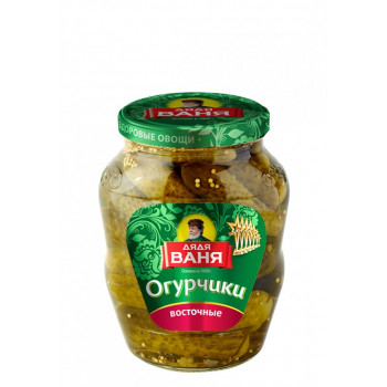 Огурчики марин. Восточные 680гр  Дядя Ваня
