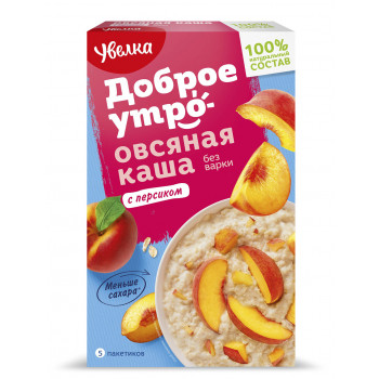 Овсяная каша "Сиюминутка" с персиком 200гр (УВЕЛКА)