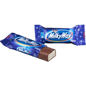 Шоколадные батончики Milky Way minis, 1кг