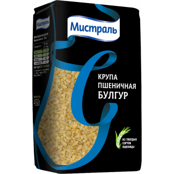 Крупа пшеничная Булгур Мистраль, 500г