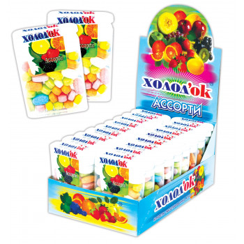 Конфеты "Холодок" ассорти, 14г х 18шт, шоу-бокс
