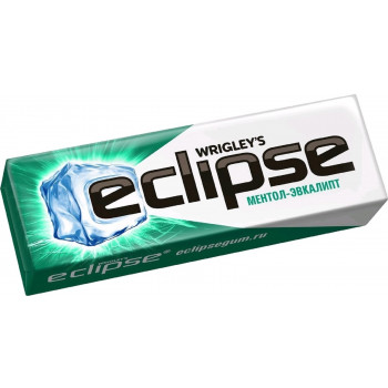 Жевательная резинка с ментолом и эвкалиптом Eclipse, 14.0 г
