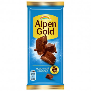 Шоколад Alpen Gold Молочный, 80г