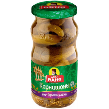 Корнишоны По-Франц.460гр (Дядя Ваня)
