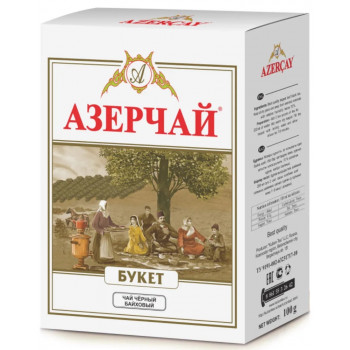 Чай Азерчай черный байховый Букет, 100г