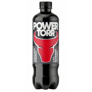 Напиток энергетический Power Torr Black, 0.5л