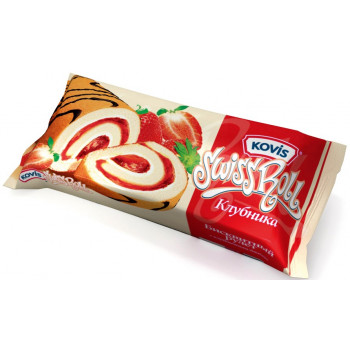 Рулет Ковис 175г. Клубника