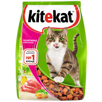 Кош. Корм сухой (Kitekat) Телятина аппетитная 800г